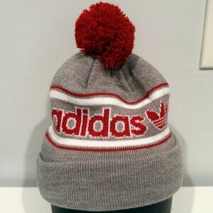 Adidas Standard Fit Beanie Gray/Red/White